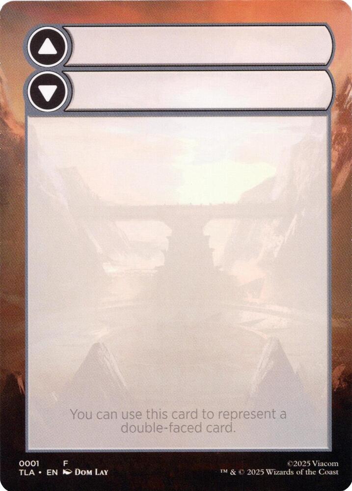Double-Faced Substitute Card [01] [Avatar: The Last Airbender Substitute Cards] [Non-Foil]