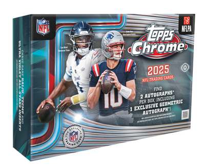 2025 Topps Chrome Football Delight 6 Box Case