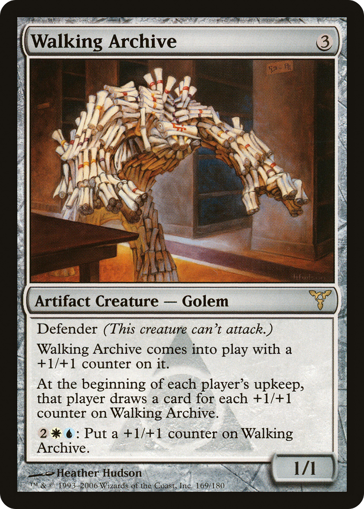 Walking Archive (DIS-169) - Dissension Foil