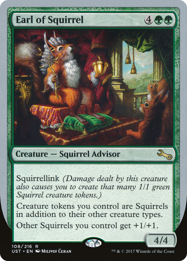 Earl of Squirrel (UST-108) - Unstable Foil