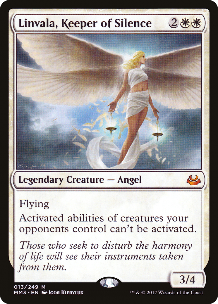 Linvala, Keeper of Silence (MM3-013) - Modern Masters 2017