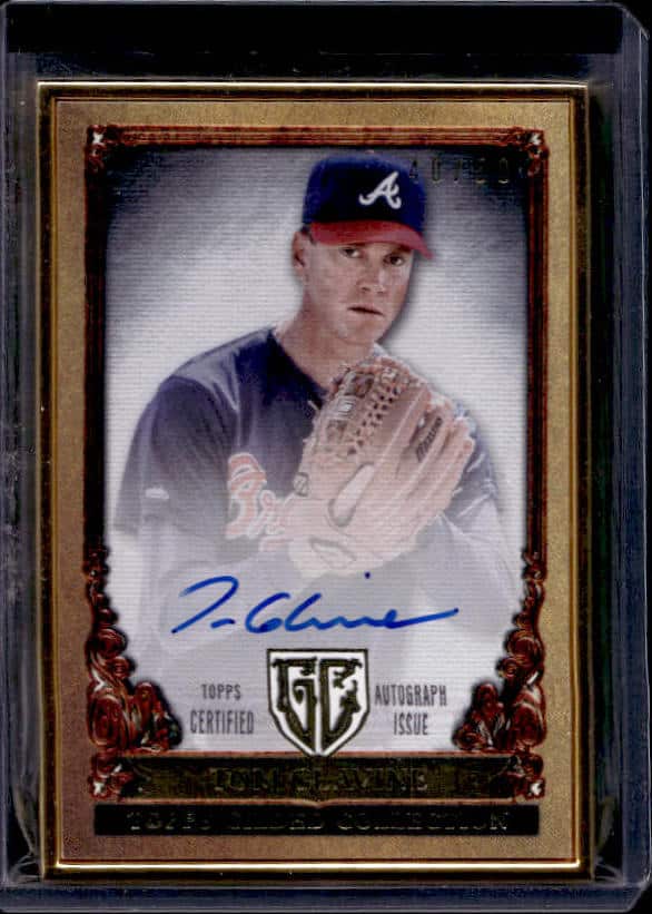 2023 Topps Gilded Collection Tom Glavine #GOG-TG Autograph /50