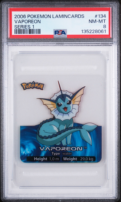 PSA 8 VAPOREON