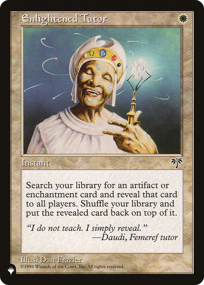 Enlightened Tutor (LIST-MIR-14) - The List