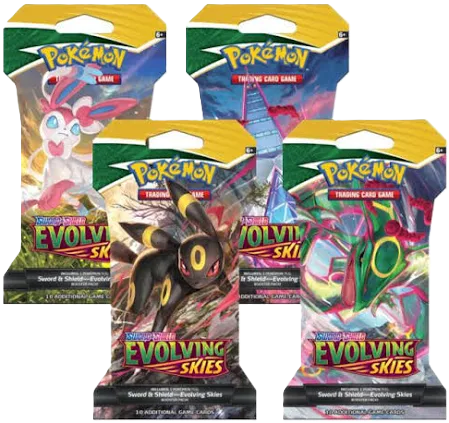 Pokemon Sword & Shield Evolving Skies Sleeved Booster Pack
