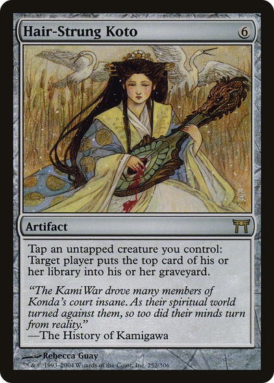 Hair-Strung Koto (CHK-252) - Champions of Kamigawa Foil
