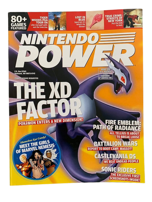 NINTENDO POWER November 2005 Magazine. Volume 197. The XD Factor. Fire Emblem