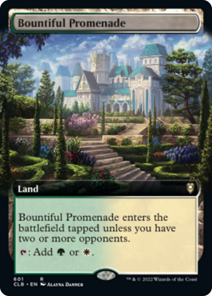Bountiful Promenade (CLB-601) - Commander Legends: Battle for Baldur's Gate: (Extended Art) Foil