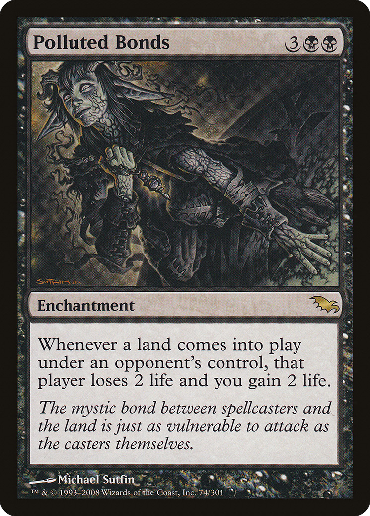 Polluted Bonds (SHM-074) - Shadowmoor Foil