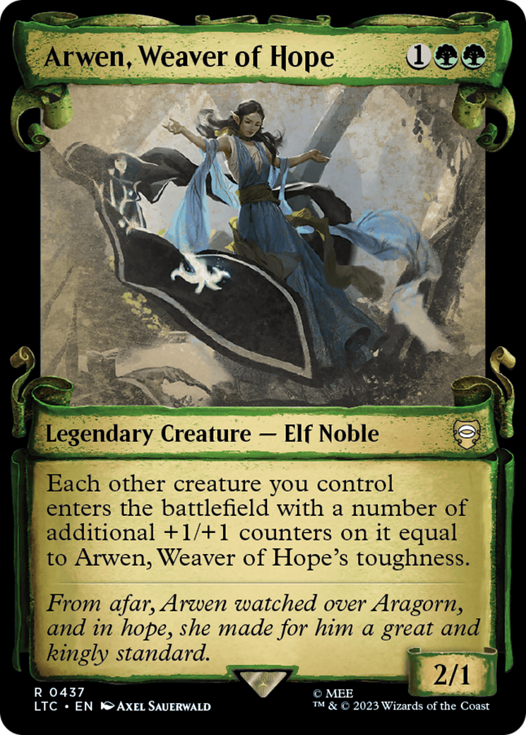 Arwen, Weaver of Hope (LTC-437) - Tales of Middle-earth Commander: (Showcase)
