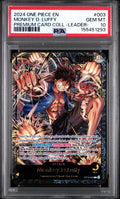 2024 ONE PIECE PREMIUM CARD COLLECTION -LEADER COLLECTION- 003 MONKEY D. LUFFY PSA 10