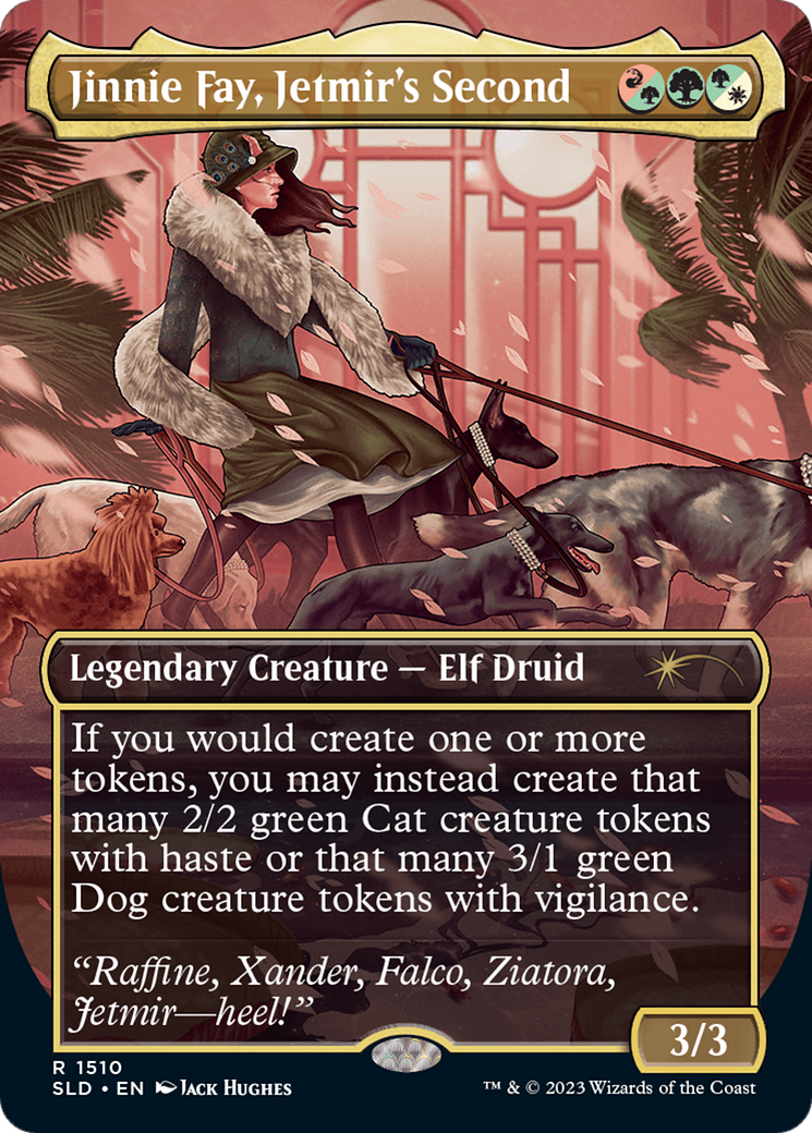 Jinnie Fay, Jetmir's Second // Jinnie Fay, Jetmir's Second (SLD-1510) - Secret Lair Drop (Borderless) Foil