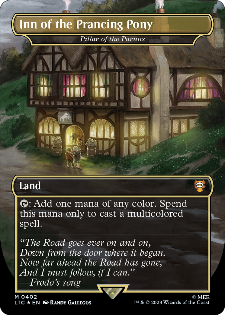 Pillar of the Paruns (LTC-402) - Tales of Middle-earth Commander / Inn of the Prancing Pony (Borderless) Foil