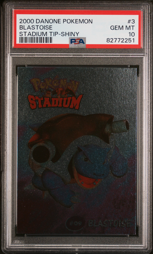PSA 10 BLASTOISE STADIUM TIP-SHINY