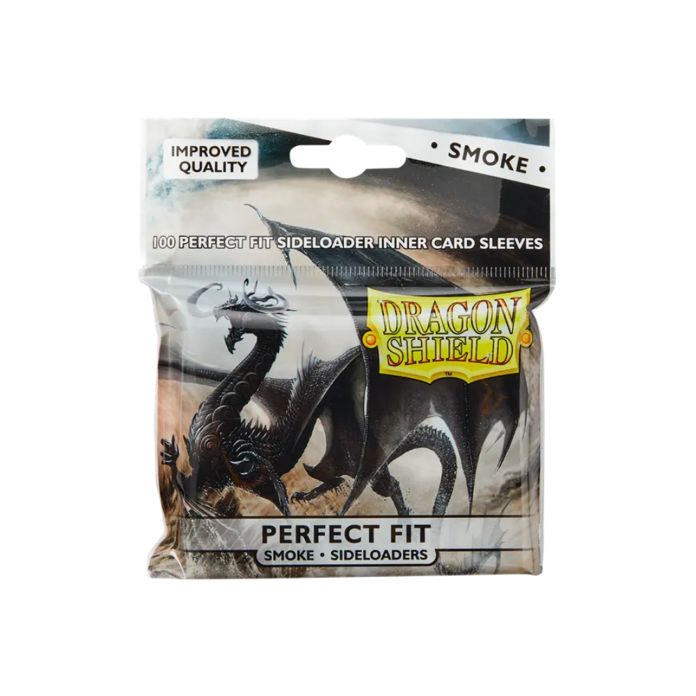 Dragon Shield Standard Sideloader Perfect Fit Sleeves Smoke (100 count)