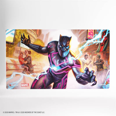 Gamegenic MTG Shiny Playmat - Marvel Super Heroes - Striking Black Panther