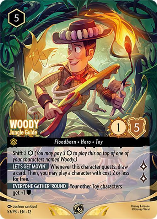 Woody - Jungle Guide (Store Championship Participant) - 53/P3 [Wilds Unknown] [Non-Foil]
