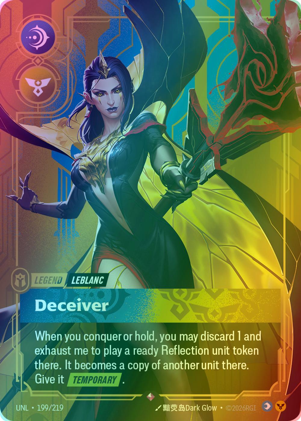 Deceiver (LeBlanc) - 199/219 [Unleashed] [Foil]