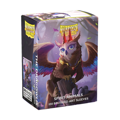 Dragon Shield Brushed Dual Sleeves - Standard Size - 100ct - The Dragowlis