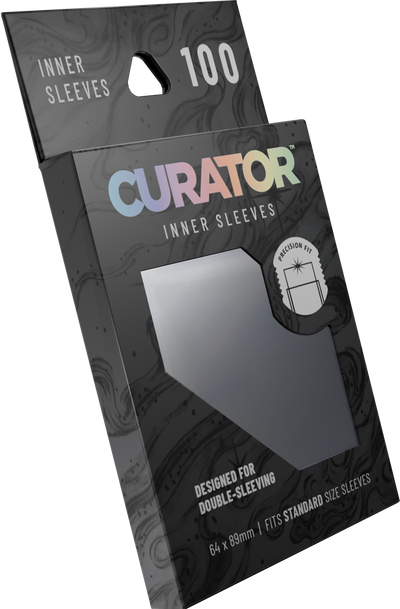 Curator Inner Sleeves - Standard Size - 100ct - Clear