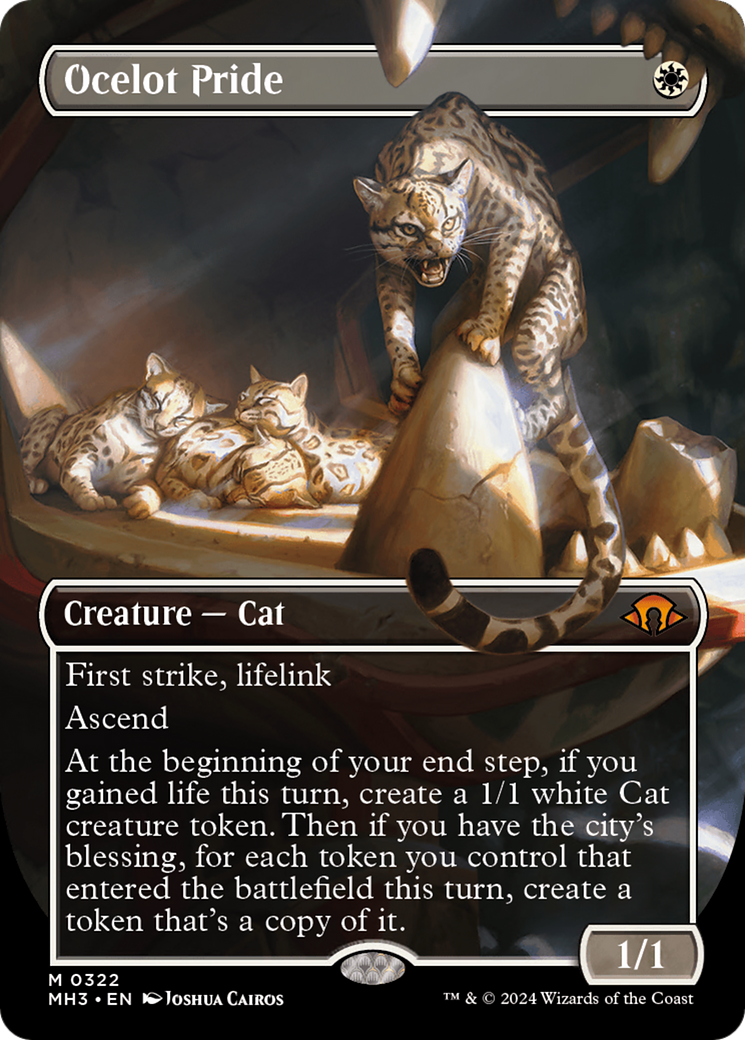 Ocelot Pride (MH3-322) - Modern Horizons 3 (Borderless) Foil