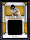 2022 Panini National Treasures T.J. Watt #TRE-TJW Patch /49
