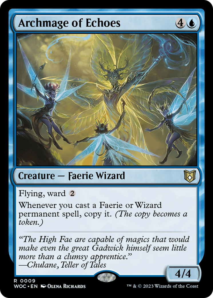 Archmage of Echoes (WOC-009) - Wilds of Eldraine Commander Foil