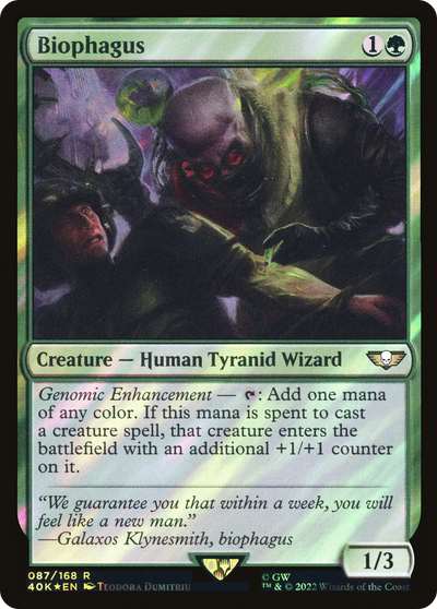 Biophagus (40K-87â˜…) - Warhammer 40,000 Commander Foil