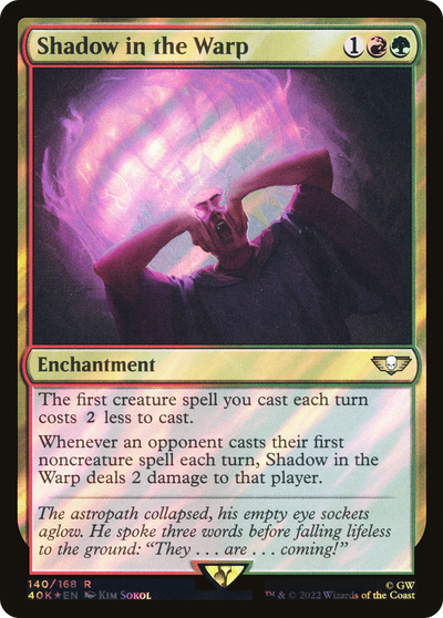 Shadow in the Warp (40K-140â˜…) - Warhammer 40,000 Commander Foil