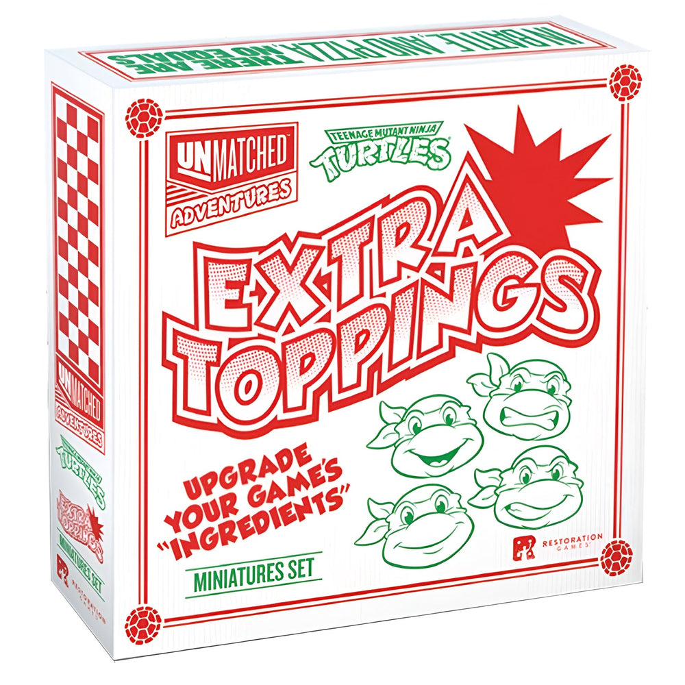 Unmatched Adventures: Teenage Mutant Ninja Turtles: Extra Toppings Miniatures Pack
