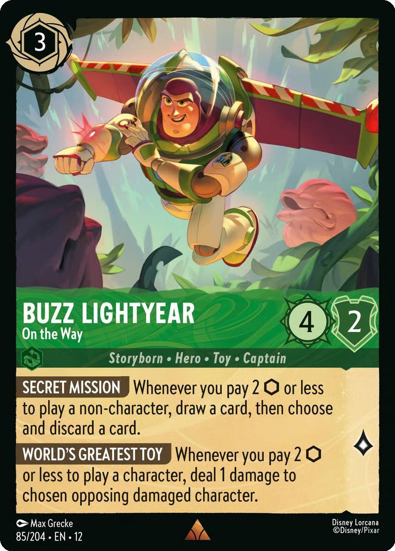 Buzz Lightyear - On the Way - 85/204 [Wilds Unknown] [Non-Foil]