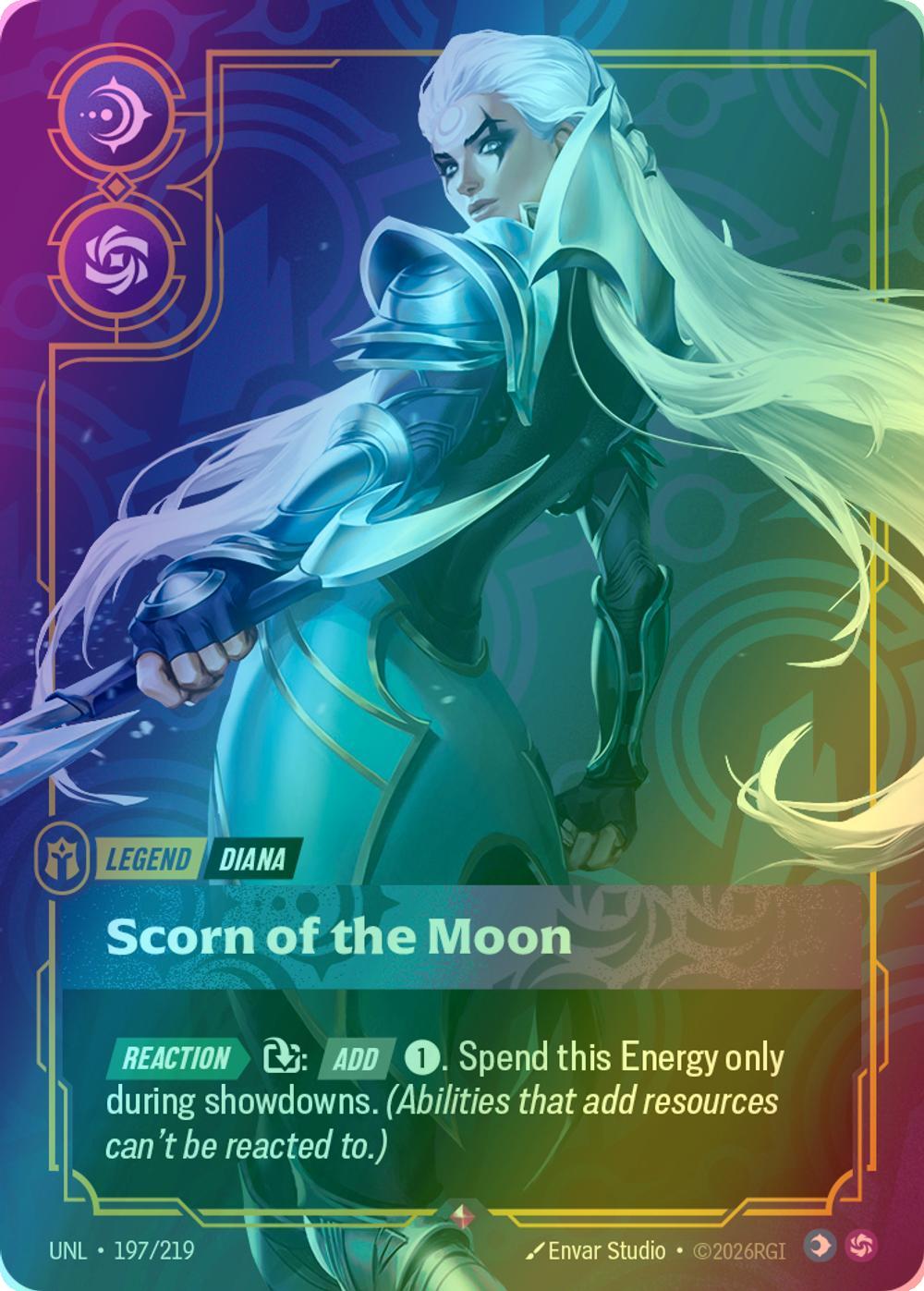 Scorn of the Moon (Diana) - 197/219 [Unleashed] [Foil]