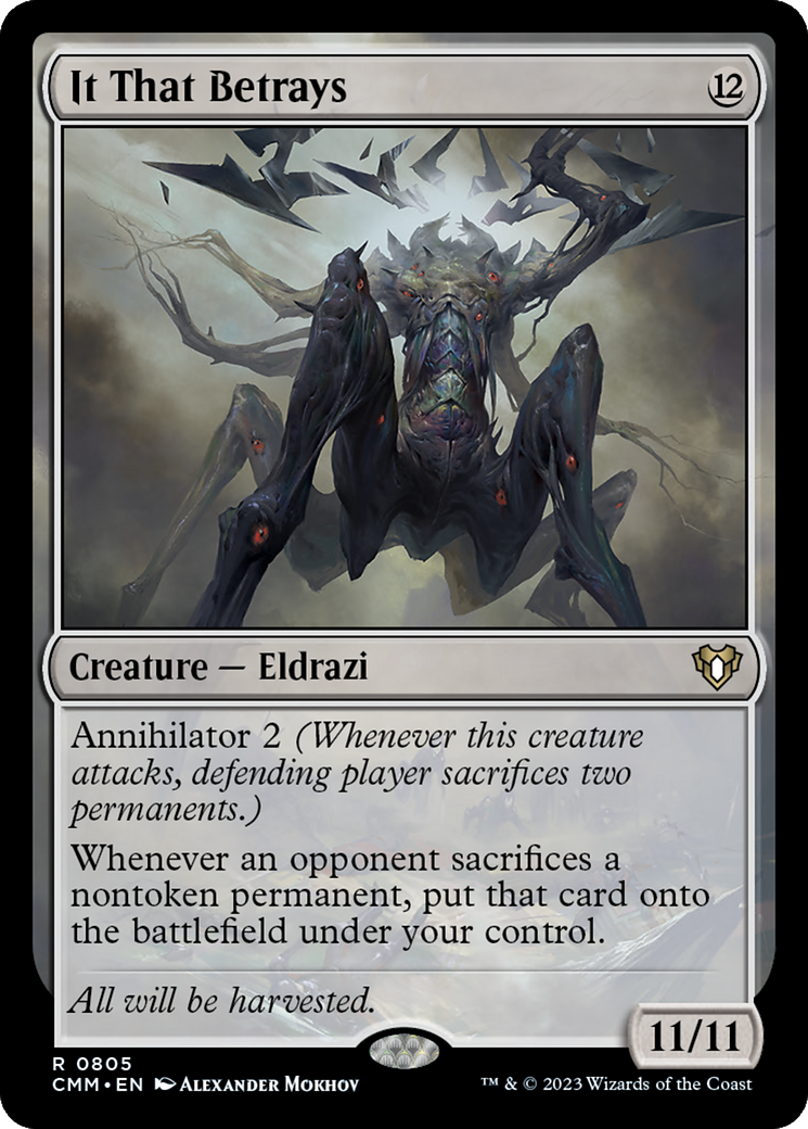 It That Betrays (CMM-805) - Commander Masters Foil