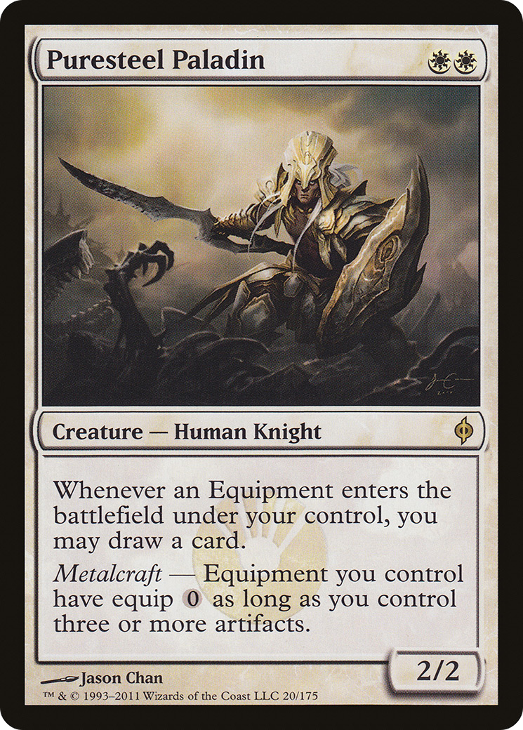 Puresteel Paladin (NPH-020) - New Phyrexia Foil