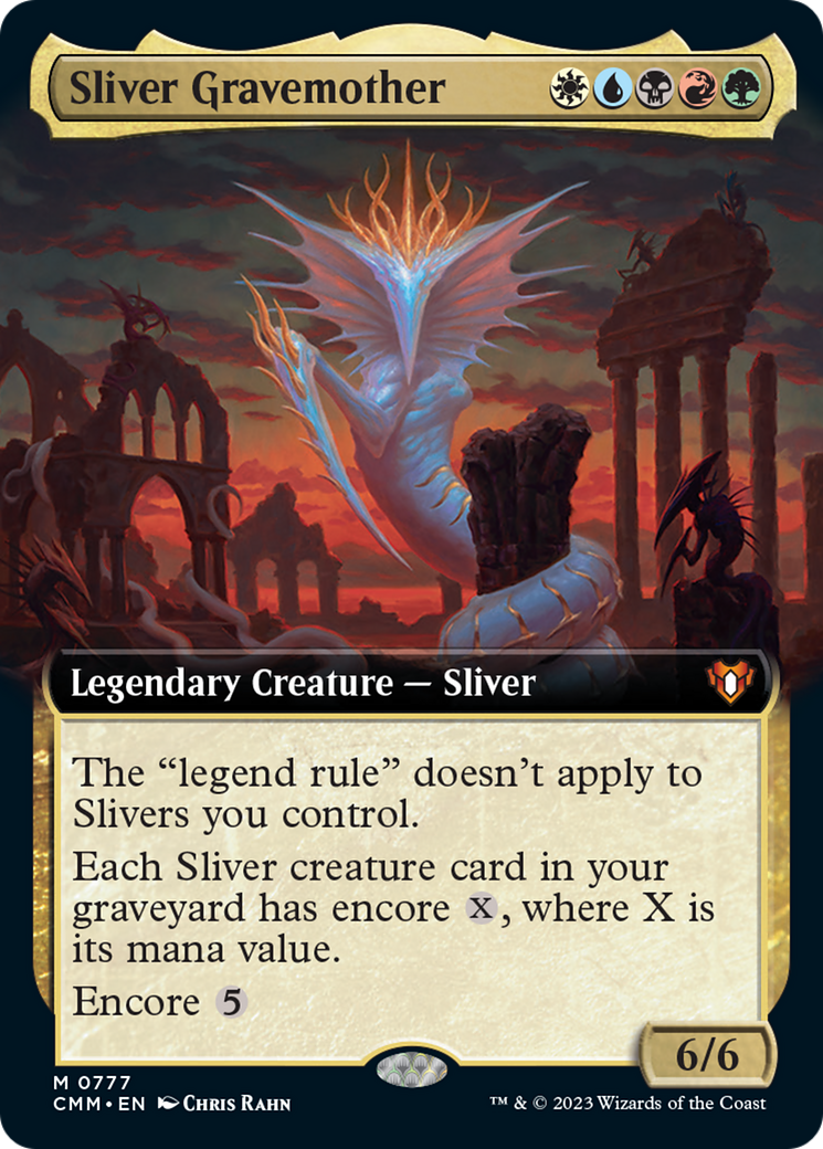 Sliver Gravemother (CMM-777) - Commander Masters: (Extended Art) Foil