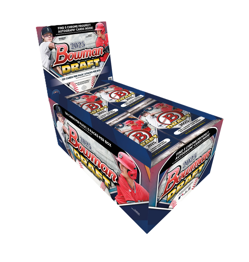 2025 Bowman Draft Baseball Super Jumbo 6 Box Case