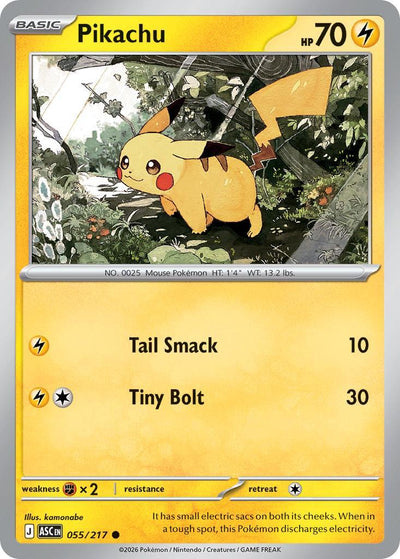 Pikachu - 055/217 - Common [me025-055] [Non-Holo]
