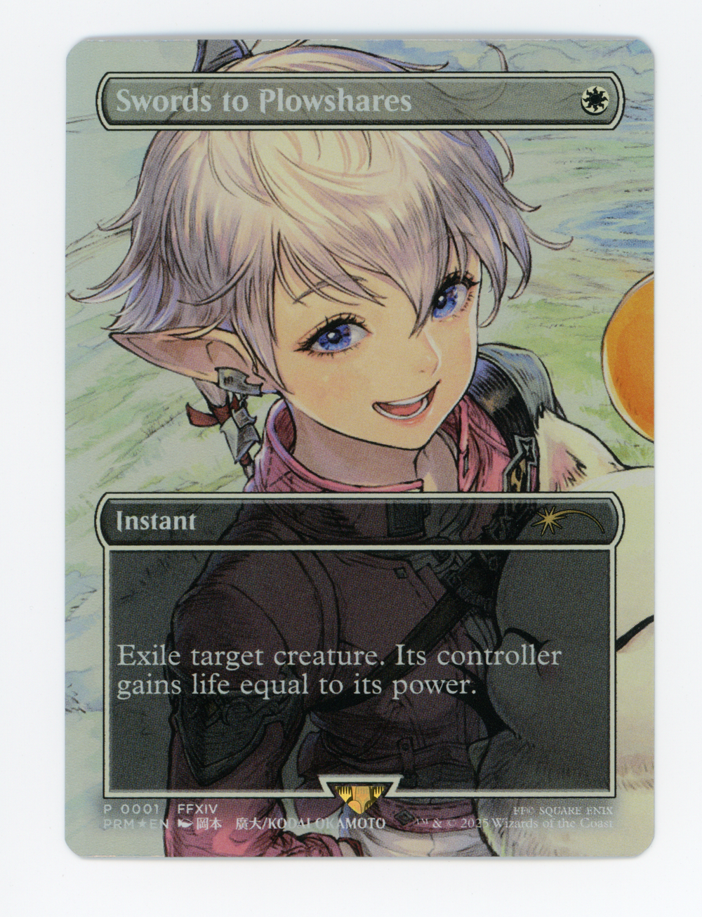 Swords to Plowshares — Borderless|Foil — ID 16751