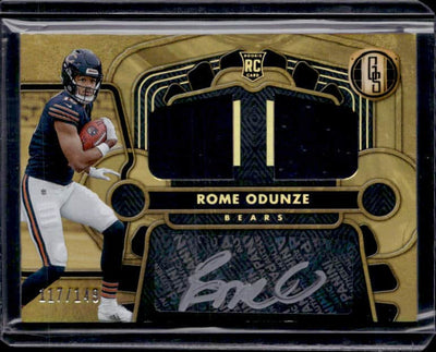 2024 Panini Gold Standard Rome Odunze #4 Rookie Patch Autograph /149