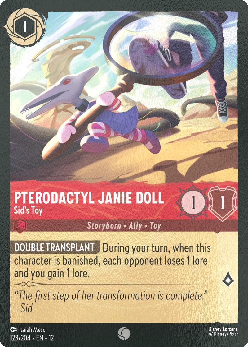 Pterodactyl Janie Doll - Sid's Toy - 128/204 [Wilds Unknown] [Cold Foil]
