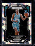 2023/24 Panini Prizm Brandon Miller #152 Rookie Cracked Ice