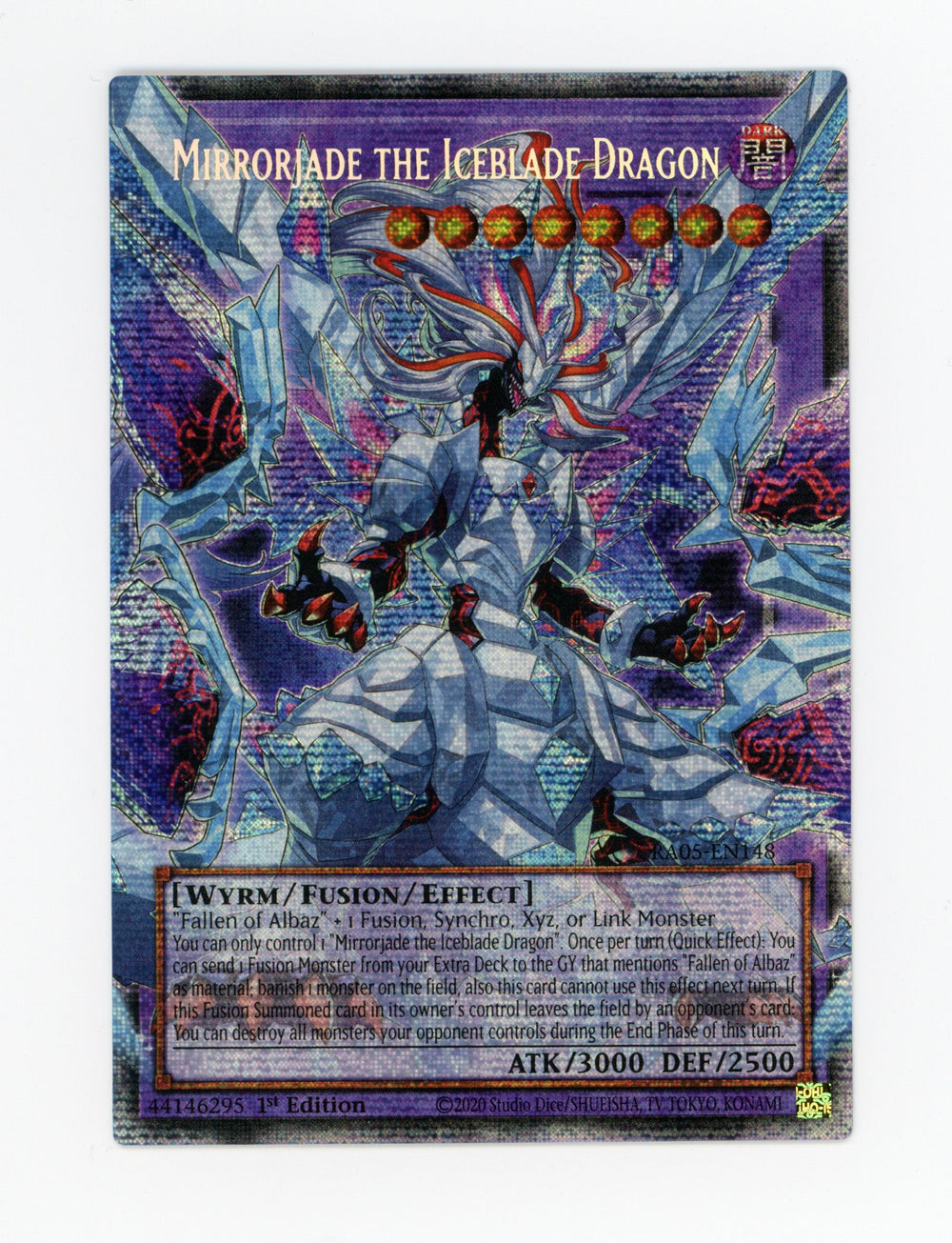 Mirrorjade the Iceblade Dragon — Starlight Rare|Extended Art|1st Edition — ID 17652