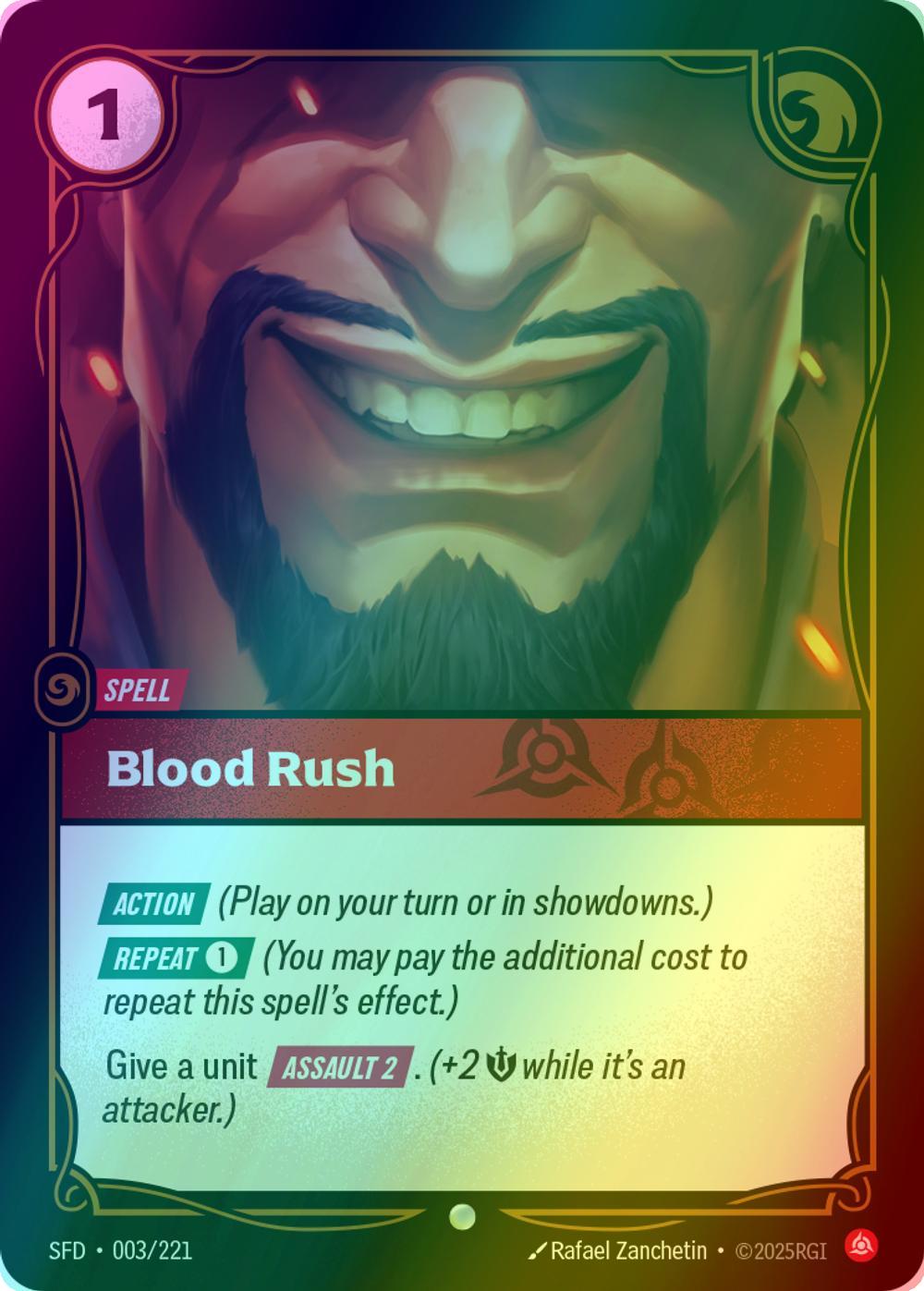 Blood Rush - 003/221 [Spiritforged] [Foil]
