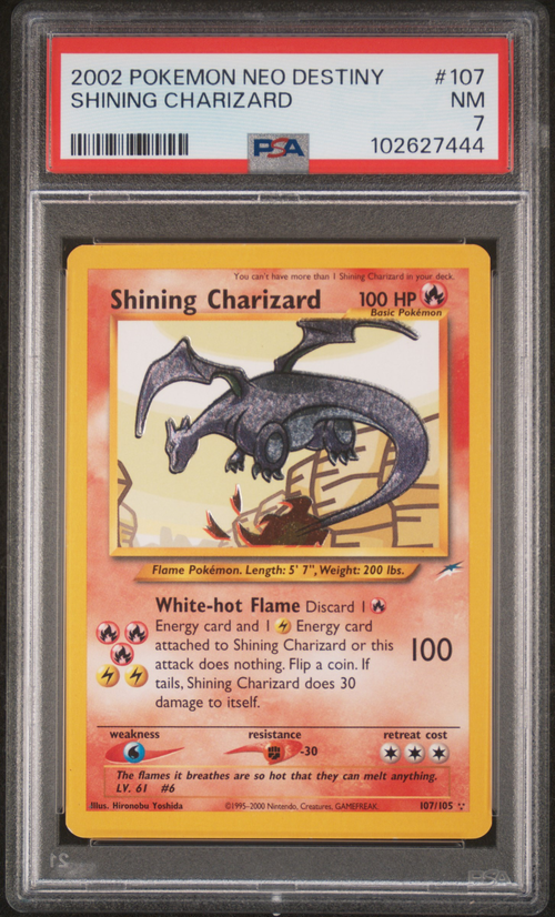 PSA 7 SHINING CHARIZARD