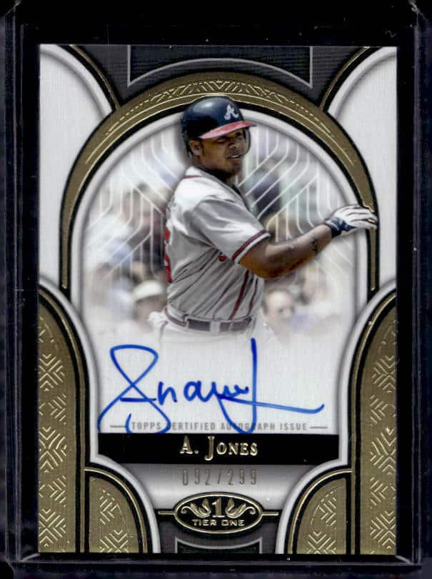 2023 Topps Tier One Andruw Jones #PPA-AJ Autograph /299