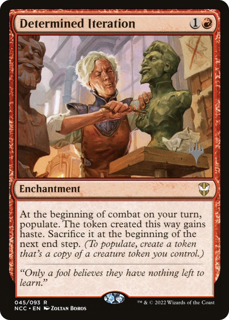 Determined Iteration (PPSNC-45P) - New Capenna Commander Promos Foil