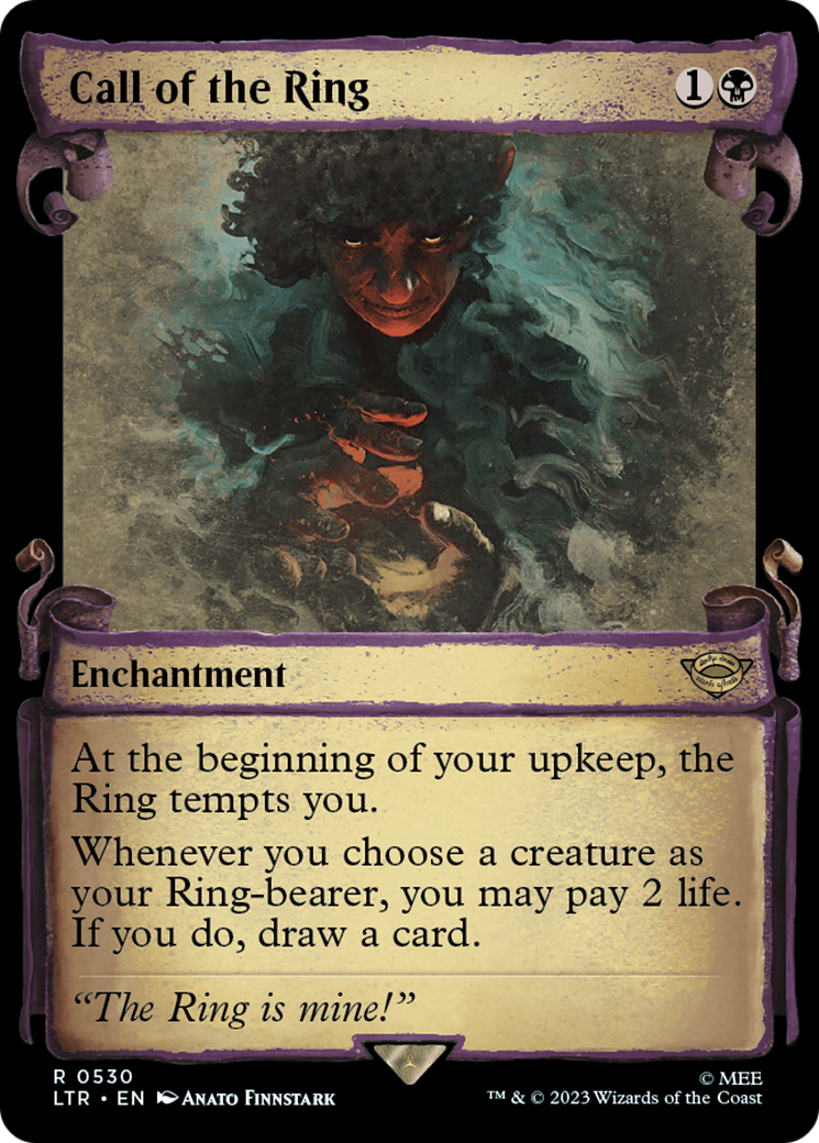 Call of the Ring (LTR-530) - The Lord of the Rings: Tales of Middle-earth: (Showcase) Foil