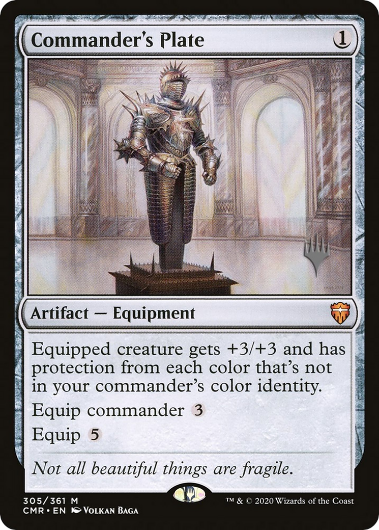 Commander's Plate (PPMKM-305P) - Commander Legends Promos Foil