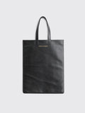 Comme des Garçons Wallet Leather Tote Bag - Black - SA9002-1