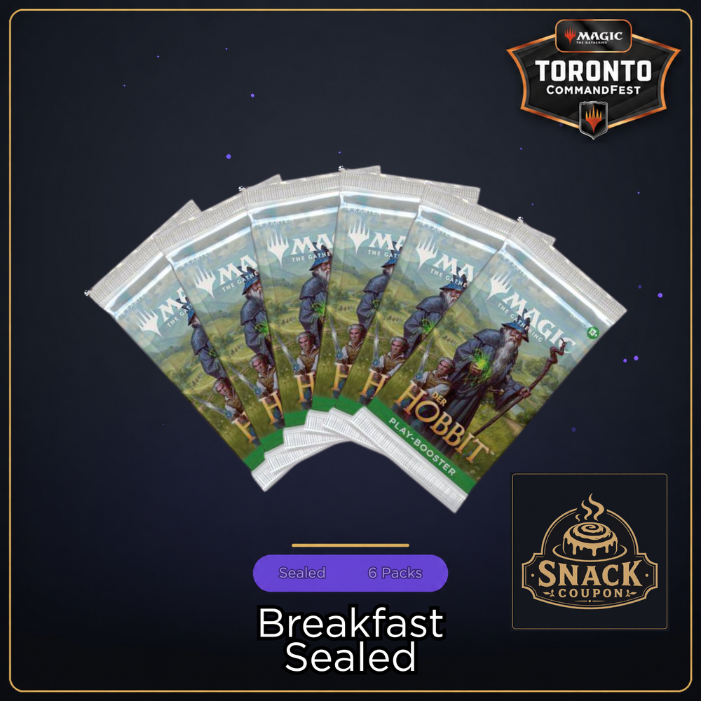 The Hobbit Breakfast Sealed Double Up - Friday August 21st - 12:30 PM [Round 14 - CommandFest Toronto]